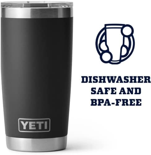 YETI Rambler 20 oz Stainless Steel Vacuum Insulated Tumbler w/MagSlider Lid