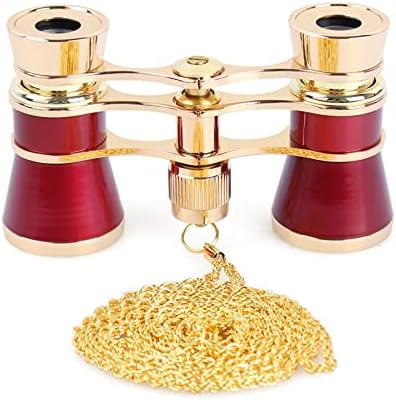 Aroncent Opera Glasses Binoculars 3X25 Mini Compact Binoculars with Chain for Adults Kids Women Vintage Theater Musical Concert