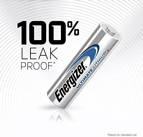 Energizer Ultimate Lithium AA Batteries Pack, 1.5V AA Batteries, 24 Count