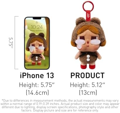 POP MART Crybaby Tears Factory Series - Vinyl Face Plush Blind Box, Random Design Action Figures Collectible Toys Home Decorations, Holiday Birthday Gifts, Single Box