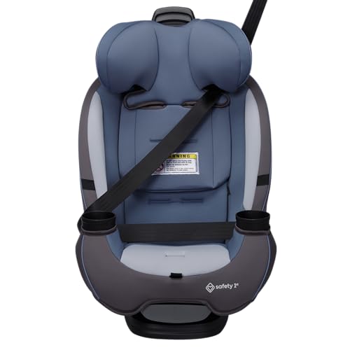 Safety 1st Grow and Go All-in-One Slim Convertible Car Seat, Rear Facing, 5-40 lbs, Forward Facing (30–65 lbs), High Back Booster Seat 40-100 pounds, Alaskan Blue