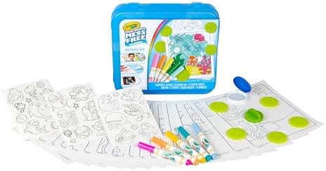 Crayola Color Wonder Mess Free Coloring Activity Set (30+ Pcs), with Markers, Stamps, and Stickers, Gift for Toddlers, 3+