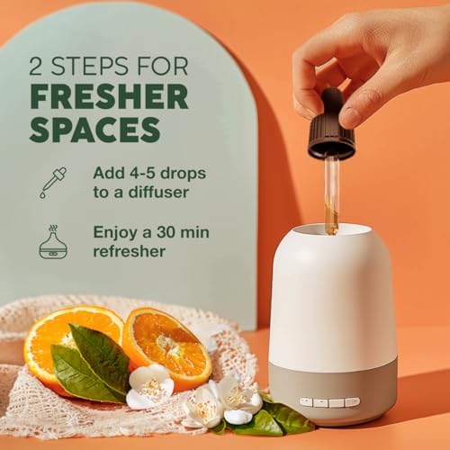 Kukka Neroli Essential Oil for Diffuser Skin - 4 Fl Oz - 100% Pure Natural Neroli Oil, Floral Scent, for Aromatherapy, Candle, Bath Bomb & Soap Making Scent DIY