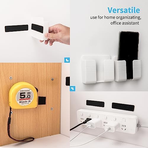 Art3d 16 Sets Hook and Loop Tape Sticky Back, 4"x6" Double-Sided Adhesive Strip, Heavy Duty