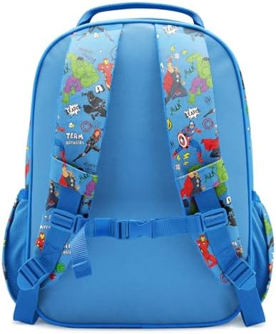 Simple Modern Medium Marvel Avengers Toddler Backpack for School Girls and Boys | Kindergarten Elementary Kids Backpack | Fletcher Collection | Kids - 15" tall | Avengers Heroes