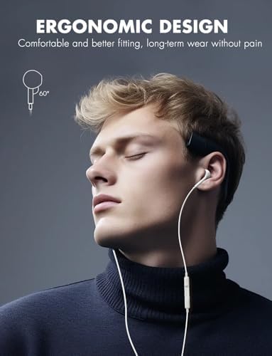 Antool USB C Headphones, 【Ultra Clear Calls & no Noise】 Earbuds Wired for iPhone 16/15 USBC Headphones,Compatible with iPhone/Android/Galaxy/iPad【2 Pack】