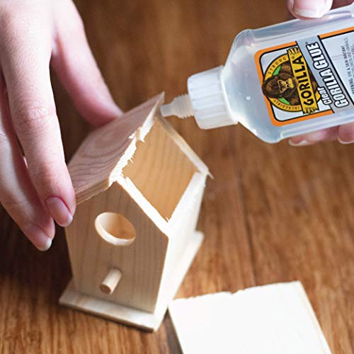 Gorilla Clear Glue, 1.75 Ounce Bottle (Pack of 5) - Crystal Clear, All Purpose, and Water Resistant