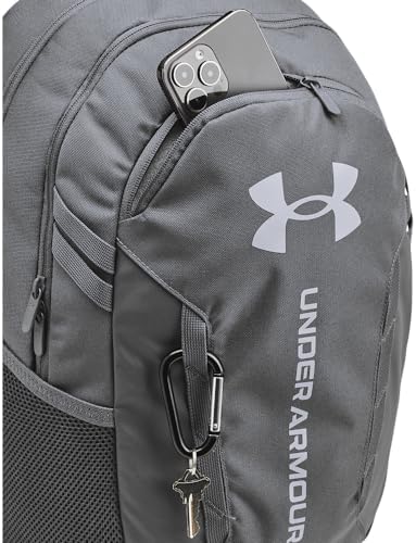 Under Armour Unisex-Adult Hustle 6.0 Backpack, (025) Castlerock / / Steel, One Size Fits Most