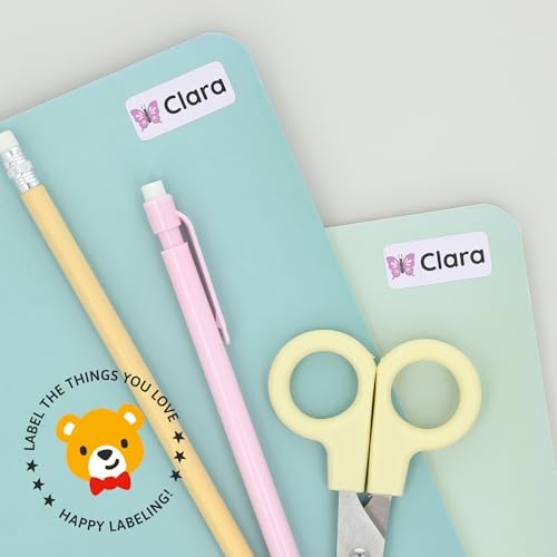 โ Personalized Name Labels for Kids (120) โ Waterproof & Durable Stickers for Clothing, School & Daycare Items - Insects