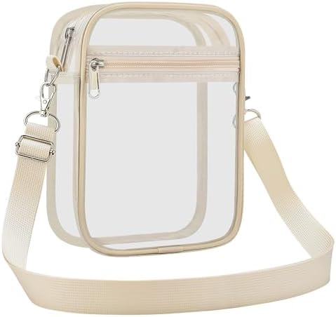 USPECLARE Clear Purse Stadium Approved CrossBody Bag for Men and Women