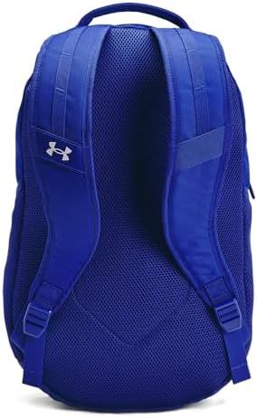 Under Armour Unisex-Adult Hustle 6.0 Backpack, (401) Royal/Royal/Metallic Silver, One Size Fits Most