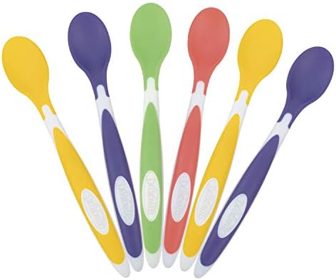 Dr. Brown's Soft-Tip Toddler Feeding Spoons, 24 Pack, Multi