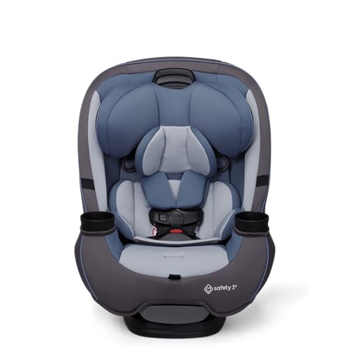 Safety 1st Grow and Go All-in-One Slim Convertible Car Seat, Rear Facing, 5-40 lbs, Forward Facing (30–65 lbs), High Back Booster Seat 40-100 pounds, Alaskan Blue