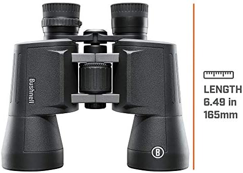 Bushnell PowerView 2 Binoculars, High-Definition Binoculars with Multi-Coated Lenses, Durable Aluminum Alloy Chassis, Wide Field of View, Ideal for Wildlife Observation, Hiking and Sporting Events