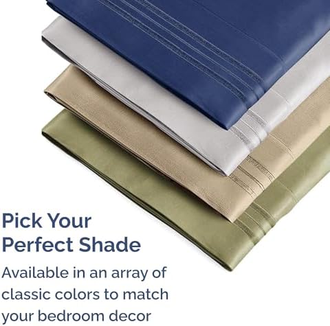 Queen Pillow Cases Set of 4 - Ultra Soft Hotel Quality Pillowcase Covers - Comfy, Cozy & Wrinkle Free - Shrinkage, Stain and Fade Resistant - Machine Washable Pillow Protectors - 4 Piece Set - White