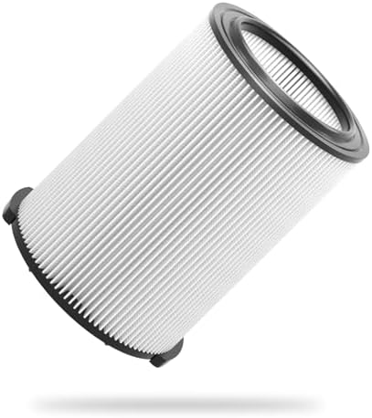 2 Pack Standard Wet/dry Vac Filter Vf4000 Compatible with RIDGID Vacs 5-20 Gallons Vacuum Cleaner, Replacement Vf4000 filter