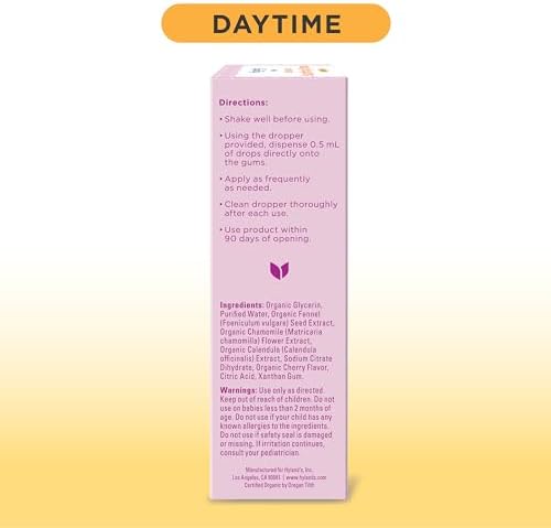 Hyland's Baby Daytime and Nighttime Soothing Tablets and Gel and Drops with Chamomilla, Natural Relief of Oral Discomfort, Irritability, and Swelling, 125 Count