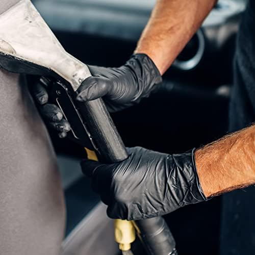 Schneider Vinyl Synthetic Exam Gloves, 4 Mil, Latex Free Disposable Gloves for Medical, Cooking, Cleaning, and Food Prep