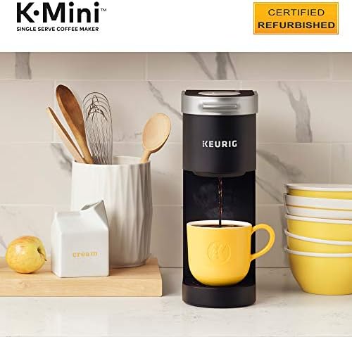 Keurig K-Mini Coffee Maker, Certified Refurbished, Black (Renewed)