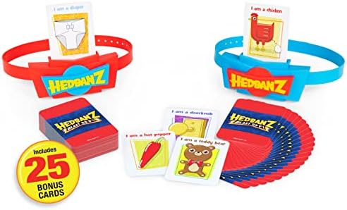 Spin Master Games Hedbanz Blast Off! Guessing Game with 25 Bonus Cards, Family Game Night for Kids and Families Ages 6 and up (Amazon Exclusive)