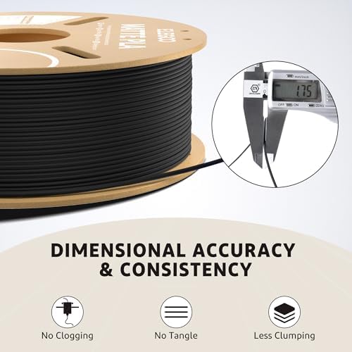 ELEGOO Matte PLA Filament Lavender Purple & Sakura Pink 2KG, 1.75mm 3D Printer Filament Dimensional Accuracy +/- 0.02mm, 2pcs 1kg Carboard Spool (2.2lbs) Fits for Most FDM 3D Printers
