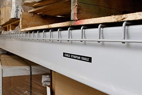 Brady Authentic (M21-375-595-BK) All-Weather Vinyl Label for Indoor/Outdoor ID, Lab and Equipment Labeling, White on Black- For M210, M210-LAB, M211, BMP21-PLUS and BMP21-LAB Printers, .375" W 21' L