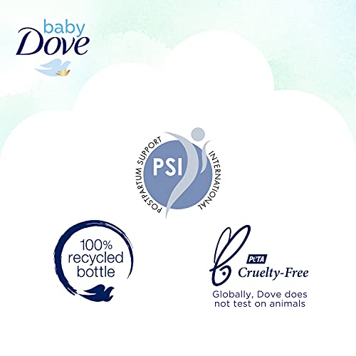 Baby Dove Sensitive Moisture Tip to Toe Wash and Shampoo, 20 Fl Oz (Pack of 4)