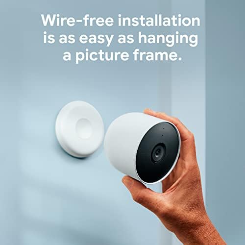 Google Nest Cam Outdoor or Indoor, Battery - 2nd Generation - 2 Count (Pack of 1) (Renewed)