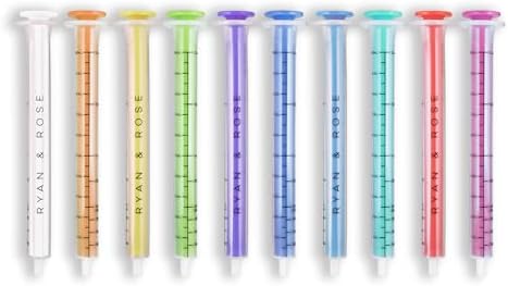 Ryan & Rose Cutie Dose - Baby Medicine Dispenser Syringe (10 Pack)