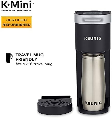 Keurig K-Mini Coffee Maker, Certified Refurbished, Black (Renewed)