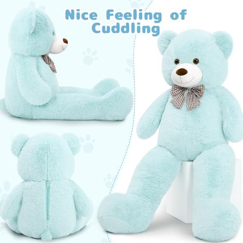 MaoGoLan Giant Big Anniversary Teddy Bear 47 inch Huge Oversized Stuffed Naimal 4 Feet Gift for Girls Girlfriend Boys Wife