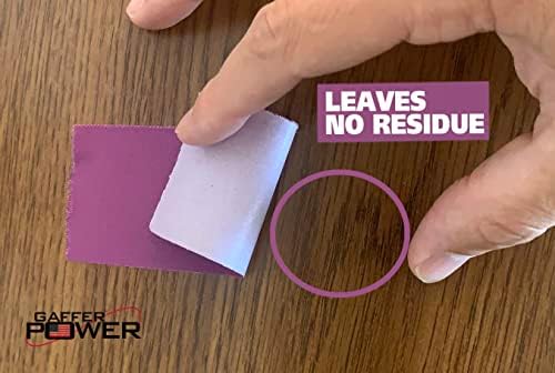 Gaffer Power Purple Tape | Real USA Made Gaffers Tape | Heavy Duty, Non-Reflective, Leaves No Residue | Strong, Easy Tear Tape for Cables, Crafts, Repairs | 2 Inch x 30 Yards