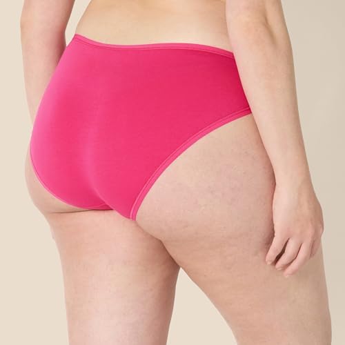 Amazon Essentials Women's Cotton Bikini Brief Underwear (Available in Plus Size), Multipacks