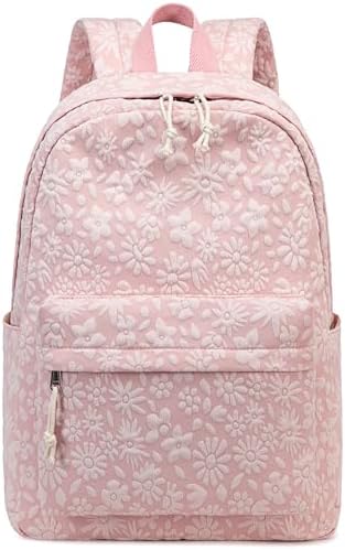 School Backpack for Teen Girls Bookbags Elementary High School Corduroy Laptop Bags Women Travel Daypacks
