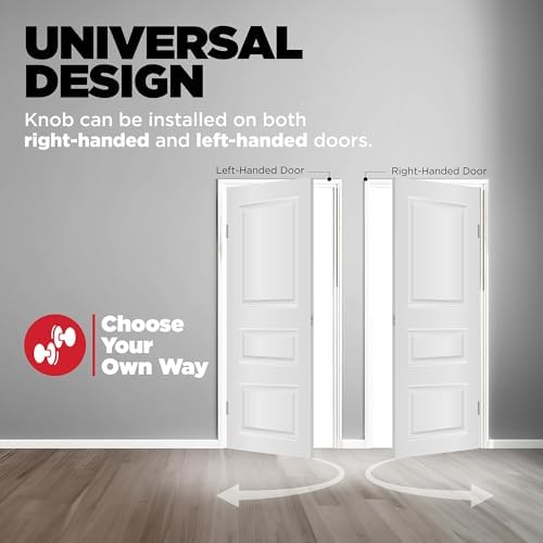 Kwikset Tylo Entry Door Knob with Lock and Key, Secure Keyed Handle Exterior, Front Entrance and Bedroom, Satin Nickel, Pick Resistant SmartKey Rekey Security and Microban