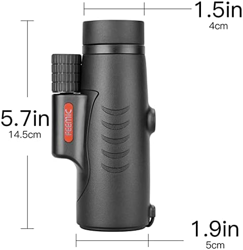Monocular Telescope High Power 8x42 Monoculars Scope Compact Waterproof Fogproof Shockproof with Hand Strap for Adults Kids Bird Watching Hunting Camping Hiking Travling Wildlife Secenery
