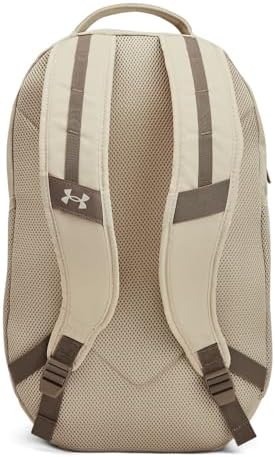 Under Armour Unisex-Adult Hustle 6.0 Backpack, (289) Khaki Base/Khaki Base/Taupe Dusk, One Size Fits Most