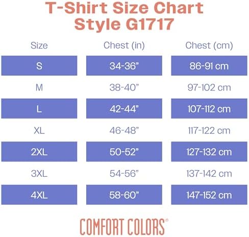 Comfort Colors Adult Heavyweight Short Sleeve Tee, Style G1717/G1745, Multipack