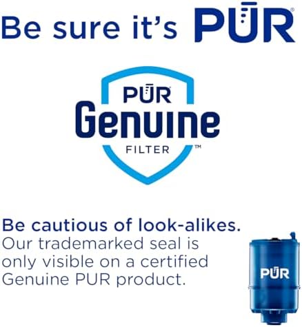 PUR PLUS Mineral Core Faucet Mount Water Filter Replacement (6 Pack) – Compatible With All PUR Faucet Filtration Systems