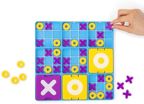 What Do You Meme? Ultimate Tic Tac Toe™ by Relatable, Fun Board Games for Family Gatherings, Great Games for Kids 8+, Includes 1 Board, 41 Mini X's, 40 Mini O's, 5 Large X's, 5 Large O's