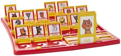Hasbro Gaming Guess Who? Board Game, with People and Pets Cards, The Original Guessing Game for Kids, Ages 6 and Up (Amazon Exclusive)