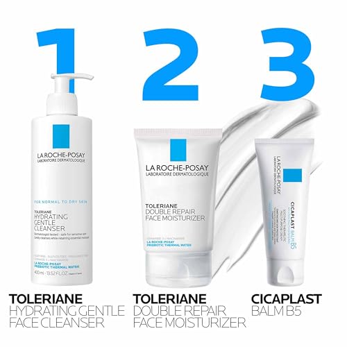 La Roche-Posay Cicaplast Balm B5, Healing Ointment and Soothing Therapeutic Multi Purpose Cream for Dry & Irritated Skin, Body and Hand Balm, Baby Safe, Fragrance Free