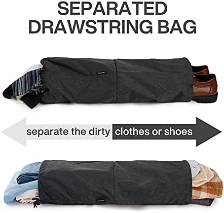 BAGSMART 6 Set Compression Packing Cubes - Lightweight Travel Essentials, Durable Luggage Organizer