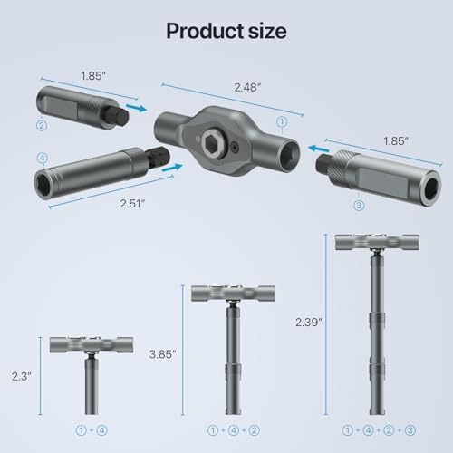 24 in 1 Magnetic Screwdriver Set, DIY Ratchet Mini Screwdriver Set, Removable self-assembly Precision Screwdriver kit, Magnetic DIY Precision Tool kit for PC Mobile Watch Bicycle