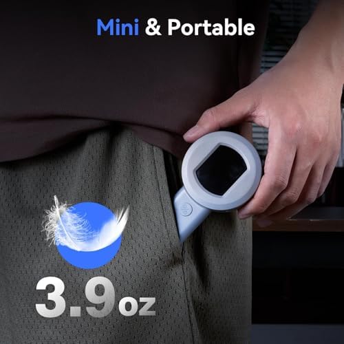 TOMLOV P10 Microscope for Adults Kids, Portable 100X Illuminated Jewelers Loupe, Handheld Coin Magnifier with Light for Collectors, Pocket Trichome Magnifying Glass, Digital Microscope with 2" Screen