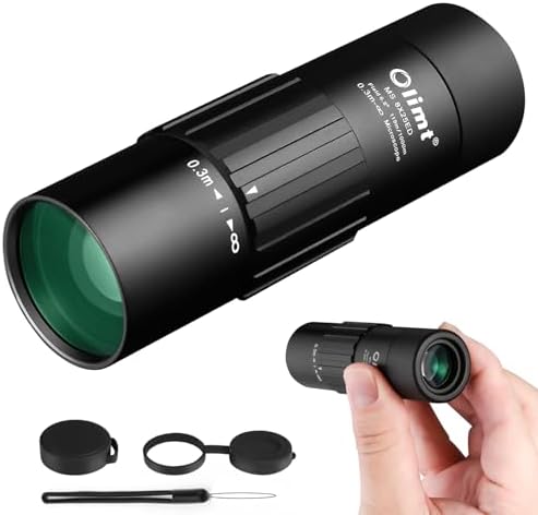 8x25 Monocular Telescope Mini Pocket Monocular Compact Monoculars for Adults