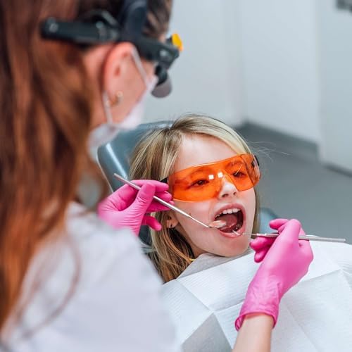 FifthPulse Fuchsia Hot Pink Nitrile Disposable Gloves - 3 Mil Nitrile - Powder and Latex Free - Surgical Medical Exam Gloves