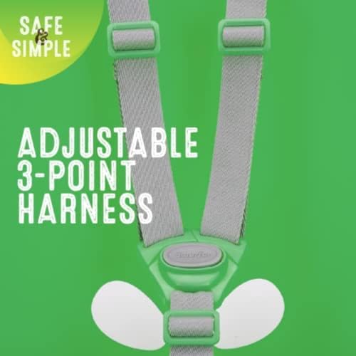 Swurfer Coconut Toddler Swing – Comfy Baby Swing Outdoor, 3- Point Adjustable Safety Harness, Secure, Safe Quick Click Locking System, Blister-Free Rope, Easy Installation, Ages 6-36 Months