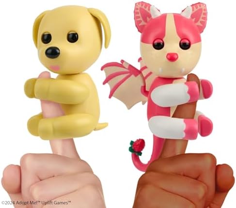 Adopt Me! x, Adopt Me! Strawberry Shortcake Bat Dragon, Legendary Interactive Pet with 40+ Sounds & Reactions (Ages 5+)