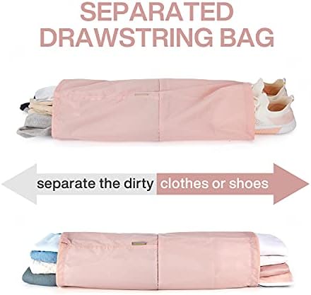 BAGSMART 6 Set Compression Packing Cubes - Lightweight Travel Essentials, Durable Luggage Organizer